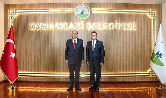 Başkan Erkan Aydın, KKTC 5. Cumhurbaşkanı Ersin Tatar'ı Ağırladı